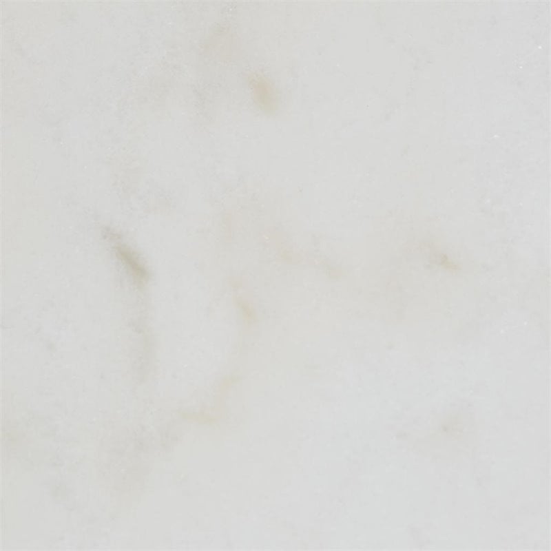 Pemberly Row Modern Metal and Marble Console Table in Gold/White