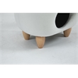 Pemberly Row Cat Condo Fabric Pet House Ottoman in Multi-Color