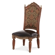 Pemberly Row Modern Wood Dining Side Chair - Set of 2 - Chestnut