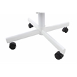 Pemberly Row Fabric Dining Upholstered Caster Chair in Antonio Navy (set of 2)