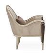 Pemberly Row Modern Accent Velvet Chair in Porcini/Hazelnut Brown