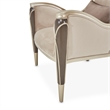 Pemberly Row Modern Accent Velvet Chair in Porcini/Hazelnut Brown