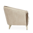 Pemberly Row Matching Velvet Chair in Porcini/Hazelnut Brown