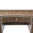 Pemberly Row Modern Transitional Wood Desk in Hazelnut Brown