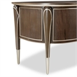 Pemberly Row Modern Transitional Wood Desk in Hazelnut Brown