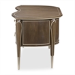 Pemberly Row Modern Transitional Wood Desk in Hazelnut Brown