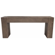 Pemberly Row Transitional Wood Console Table in Natural Brown