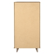 Pemberly Row Tall & Narrow Engineered Wood Dresser in Light Gray