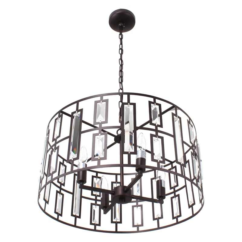 Pemberly Row 4-Light Metal Ceiling Pendant in Oil Rubbed Bronze