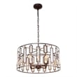 Pemberly Row 4-Light Metal Ceiling Pendant in Oil Rubbed Bronze