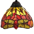 Pemberly Row Dragonfly 1-Light Glass Mini Pendant in Dark Bronze