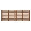 Pemberly Row Wall Mount Modern Wood King Headboard in Walnut