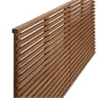 Pemberly Row Wall Mount Modern Wood King Headboard in Walnut