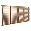 Pemberly Row Wall Mount Modern Wood King Headboard in Walnut