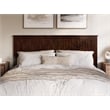 Pemberly Row King Coastal Solid Wood Panel Headboard in Walnut