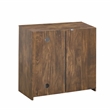 Pemberly Row 2-Drawer Modern Wood File Cabinet in Brown Rustic Oak