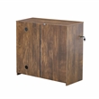 Pemberly Row 2-Drawer Modern Wood File Cabinet in Brown Rustic Oak