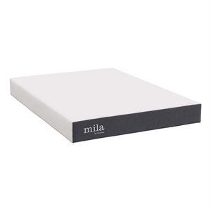 Pemberly Row 8&quot Full Modern Style Memory Foam Mattress in Gray Finish