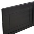 Pemberly Row Queen Modern Rubberwood and MDF Headboard in Black