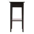 Pemberly Row Modern / Contemporary 1 Drawer Nightstand in Black
