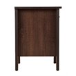 Pemberly Row Modern / Contemporary 1 Drawer Nightstand in Wenge