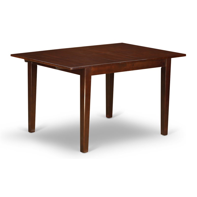 Pemberly Row Modern Rectangular Wood Dining Table in Mahogany