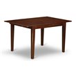 Pemberly Row Modern Rectangular Wood Dining Table in Mahogany