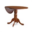 Pemberly Row Modern Traditional Wood Dining Table in Saddle Brown