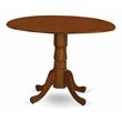 Pemberly Row Modern Traditional Wood Dining Table in Saddle Brown