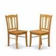 Pemberly Row Traditional Wood Dining Set with Round Table in Oak