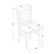 Pemberly Row Traditional Wood Dining Set with Round Table in Oak