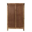 Pemberly Row 6-drawer Floral Carved Solid Wood Chest in Gray