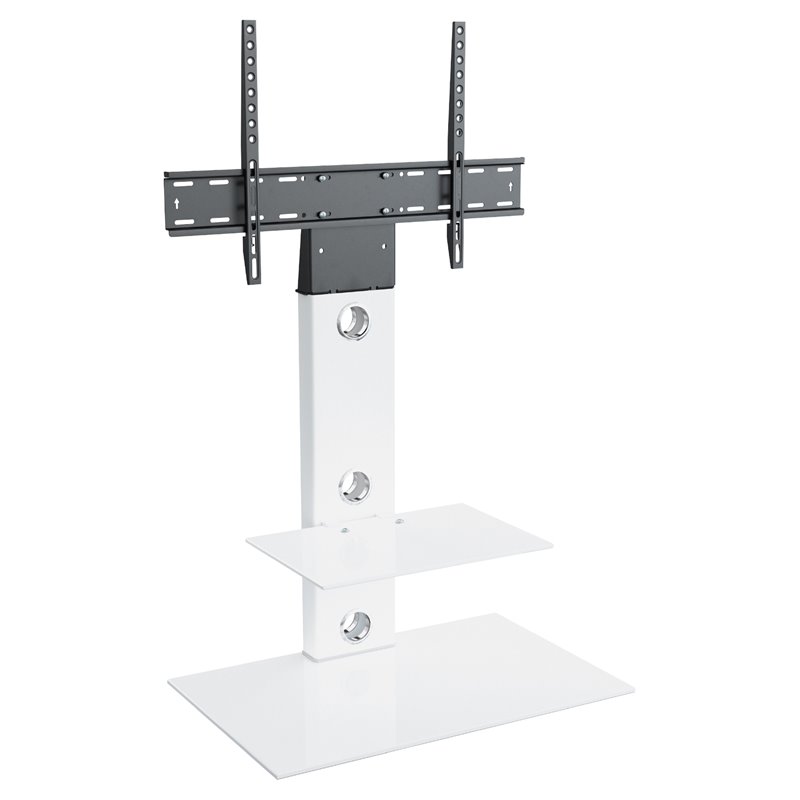 Pemberly Row TV Floor Stand with TV Mounting Column for 32