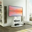 Pemberly Row TV Floor Stand w/ TV Mount Column for 32