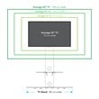 Pemberly Row TV Floor Stand w/ TV Mount Column for 32