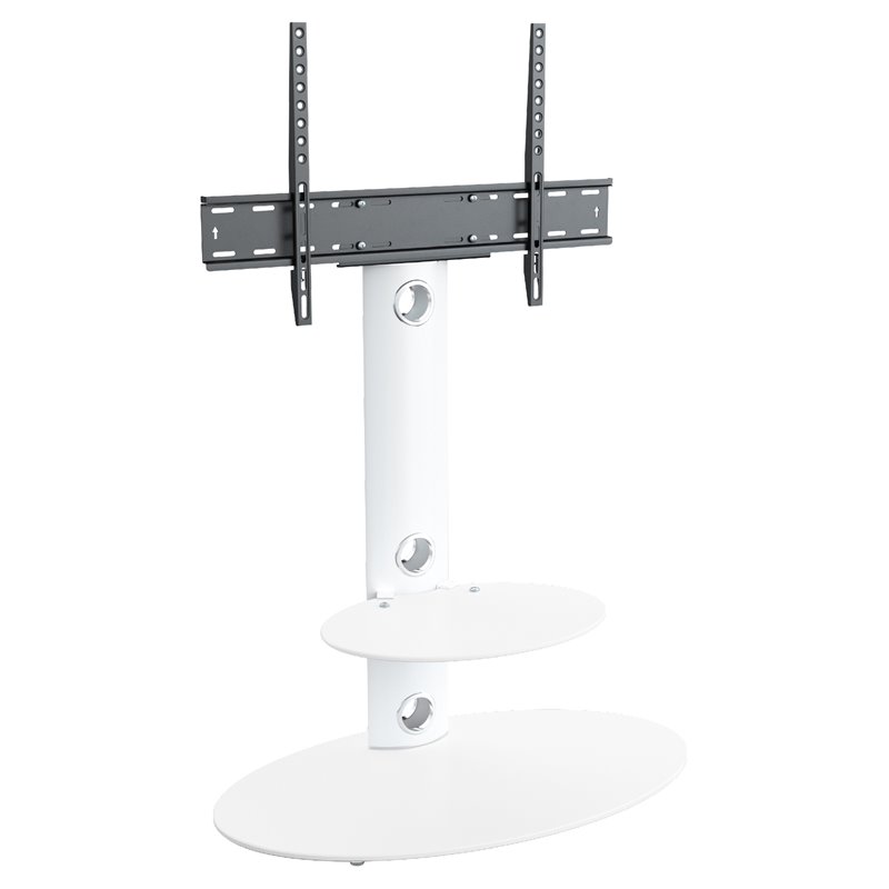 Pemberly Row TV Floor Stand w/ TV Mount Column for 32