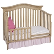 Pemberly Row Traditional Wood Toddler Guard Rail in Driftwood