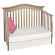 Pemberly Row Traditional Wood Toddler Guard Rail in Driftwood
