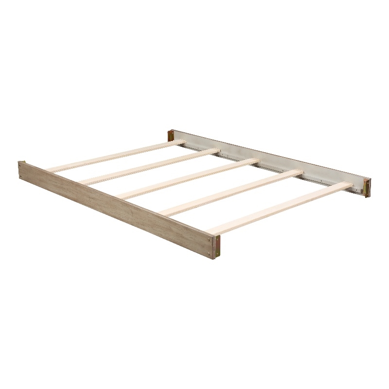 Pemberly Row Traditional Wood Full Bed Conversion Kit in Natural