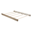 Pemberly Row Traditional Wood Full Bed Conversion Kit in Natural