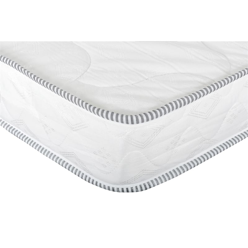 Pemberly Row Contemporary 6in Polyurethane Twin Mattress in White
