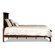 Pemberly Row Modern / Contemporary Solid Wood Full Bed in Cherry