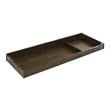 Pemberly Row Dovetail Contemporary Wood Changing Tray in Graphite Gray