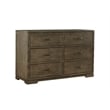 Pemberly Row Dovetail Contemporary Wood Changing Tray in Graphite Gray
