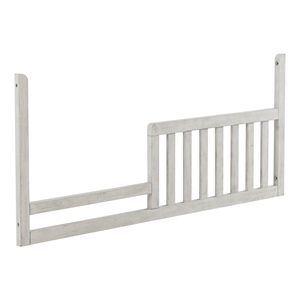 Pemberly Row Wood Toddler Guard Rail in Weathered Washed Sierra