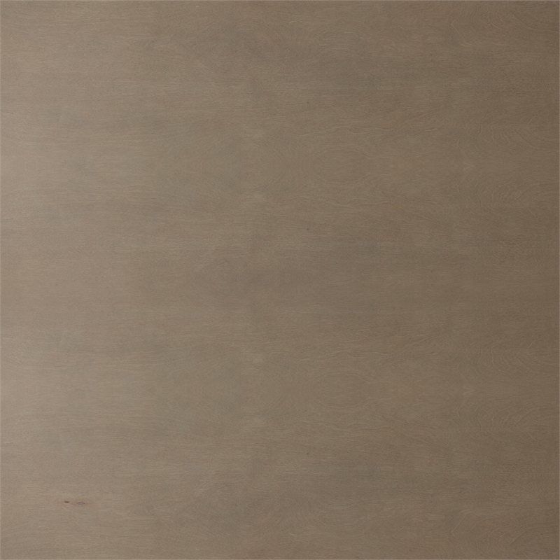 Pemberly Row Modern Wood Iron Linen TV/Media Console in Gray