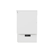 Pemberly Row Full Size Murphy Bed Chest with Mattress & Built-in Charger - White