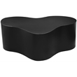Pemberly Row Contemporary Transitional Black Finish Coffee Table