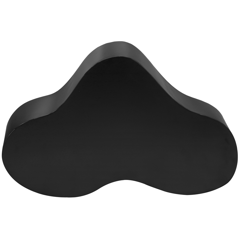 Pemberly Row Contemporary Transitional Black Finish Coffee Table