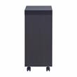 Pemberly Row Modern / Contemporary Wood Mobile End Table in Espresso